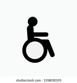 Toilet Icon. Rest Room Vector, Sign and Symbol for Design, Presentation, Website or Apps Elements.  