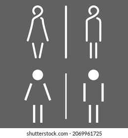 Toilet Icon. Restroom Sign. Creative Toilet Icon Vector For Luxury Hotel, Resort, Apartment Design.