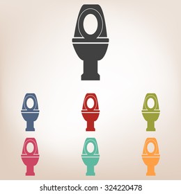 Toilet Icon set
