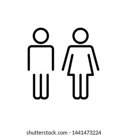 Toilet icon sign vector illustration
