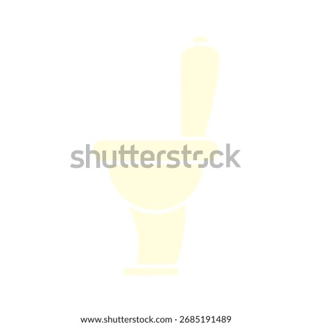 toilet icon, simple flat style, illustration, logo sign symbol pictogram template, for ui or ux isolated on white for mobile app, editable