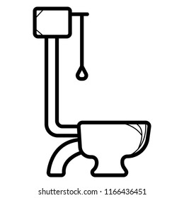 Toilet icon vector