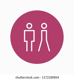 toilet icon vector