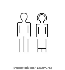 Toilet icon, Vector