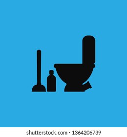 toilet icon vector