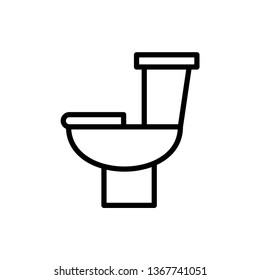 Toilet icon vector