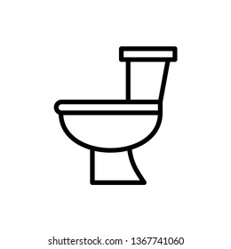 Toilet icon vector