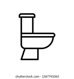 Toilet icon vector