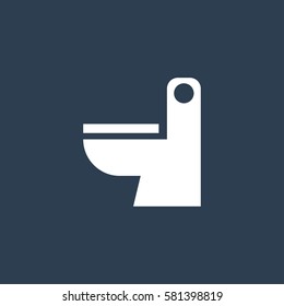 Toilet icon vector