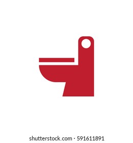Toilet icon vector