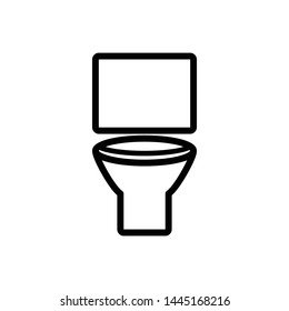 Toilet icon vector design template