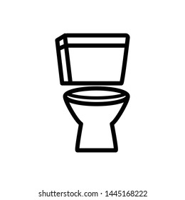 Toilet icon vector design template