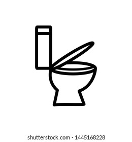 Toilet icon vector design template