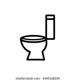 Toilet icon vector design template