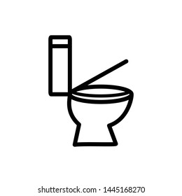 Toilet icon vector design template