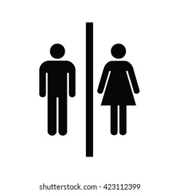 Toilet Icon. Vector illustration