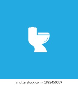 Toilet icon vector illustration logo design.