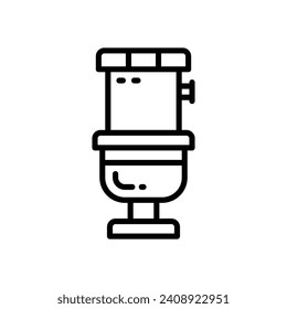 toilet icon. vector line icon for your website, mobile, presentation, and logo design.