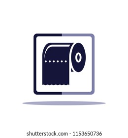 Toilet icon vector logo