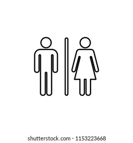 Toilet Icon Vector, Logo Template