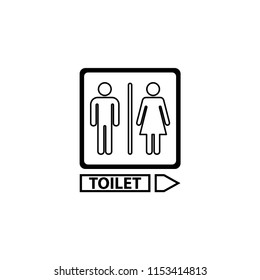 Toilet Icon Vector Logo Template