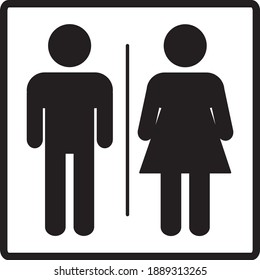 Toilet Icon Vector Logo Template