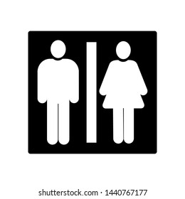 toilet icon vector symbol design template