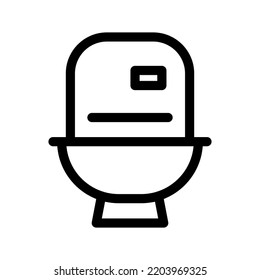 Toilet Icon Vector Symbol Design Illustration