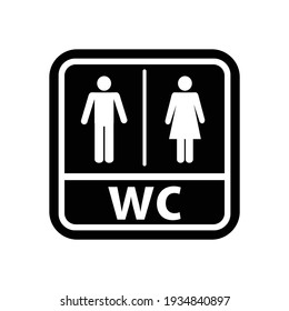 
Toilet icon vector. symbol for web flat design