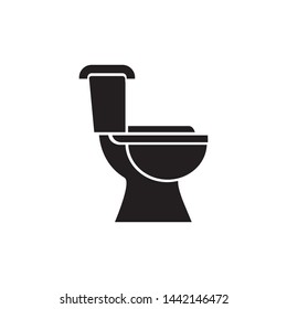 toilet icon vector template design