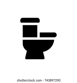 toilet icon, toilet icon vector, in trendy flat style isolated on white background. toilet icon image, toilet icon illustration