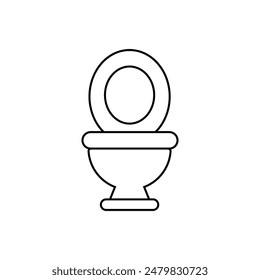 Toilet icon vector. WC illustration sign. Bathroom symbol. restroom logo.