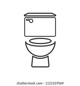 Toilet Icon Wc Symbol Modern Simple Stock Vector (Royalty Free ...