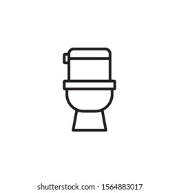 Toilet icon for web and mobile