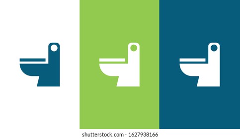 Toilet icon for web and mobile