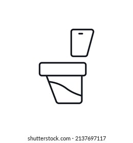 Toilet icons  symbol vector elements for infographic web