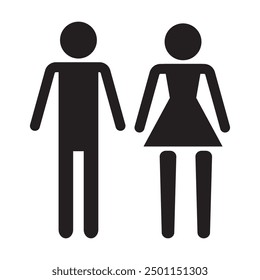 Toilet line icon set. WC sign. Men,women,mother with baby and handicap symbol. Restroom for male, female, transgender, disabled. Vector graphics