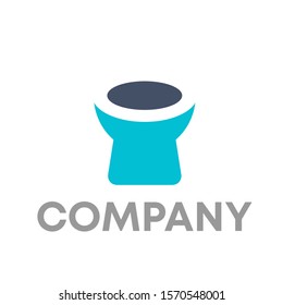 toilet logo vector design template sign