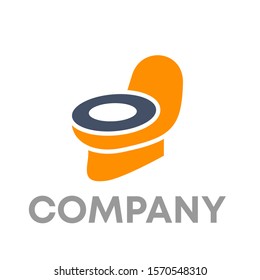 toilet logo vector design template sign
