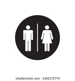 toilet men women sign icon vector illustration