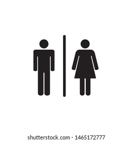 toilet men women sign icon vector illustration