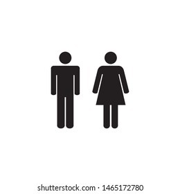 toilet men women sign icon vector illustration