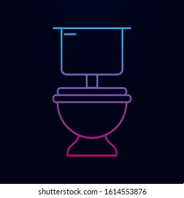 Toilet nolan icon. Simple thin line, outline vector of web icons for ui and ux, website or mobile application