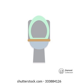 Toilet pan icon