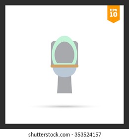 Toilet pan icon