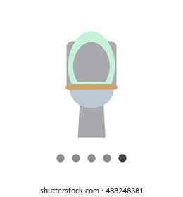 Toilet pan icon