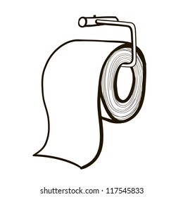 Toilet Paper. A Children's Sketch