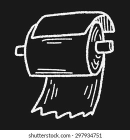 toilet paper doodle