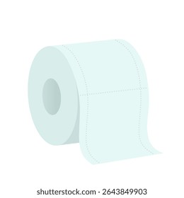 Papel higiênico design de ilustração vetor plana.