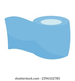 toilet paper hygiene intimate towel icon element vector illustration